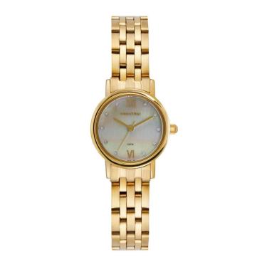 Imagem de Relogio Mondaine Feminino Ref: 99848lpmvde1 Social Dourado