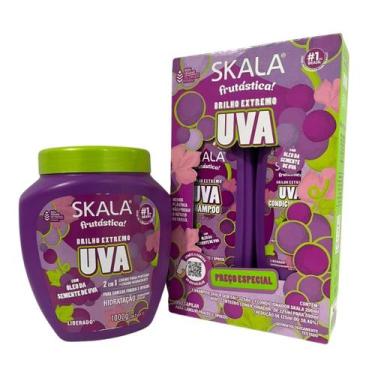 Imagem de Kit Skala Creme 01 kg Uva + Shampoo + Condicionador