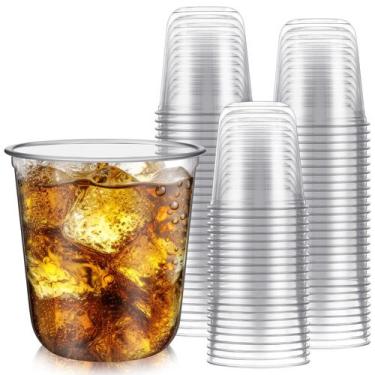 Imagem de Óculos descartáveis sem haste Ziliny 350ml Crystal Plastic x100