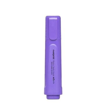 Imagem de Caneta marca-texto Maxprint Ecowrite Hype com Ponta Chanfrada 5,0MM em Feltro 1 Unidade Roxo