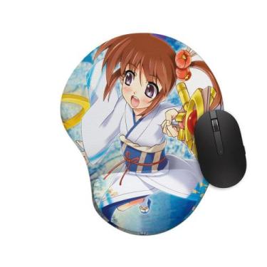 Imagem de Mouse pad Ergonômico Nanoha Takamachi mod2 - Starnerd