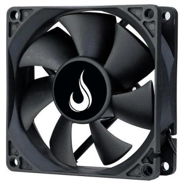 Imagem de Cooler Fan Rise Mode Black 80mm 12v Preto - RM-BK-02-FB