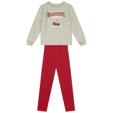 Imagem de Conjunto infantil menina de cerejinha Brandili-Feminino