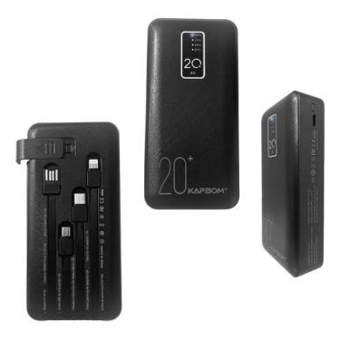 Imagem de Carregador Portátil Power Bank 20000mah Com 04 Saídas Ka-955 - NoBrand