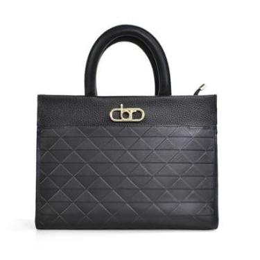 Imagem de Bolsa Beira Rio Napa Floter Preta Elegância Moderna-Feminino
