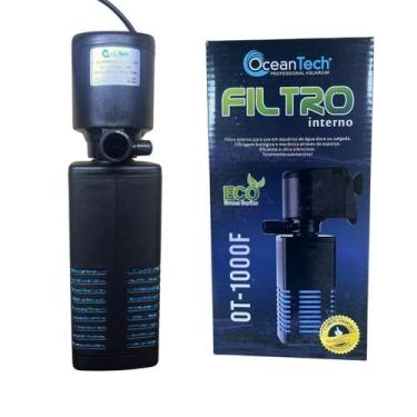 Imagem de Filtro Interno OT-1000F Ocean Tech 650L/h Bomba Aquario, 220V