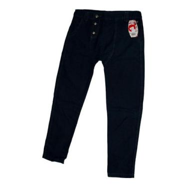 Imagem de Calça Jeans Infantil Menino Menina - anjo da mamãe, Azul, Escuro, 16