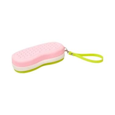 Imagem de Estojo De Silicone Para Óculos De Natação Com Orifício De Drenagem, Ar