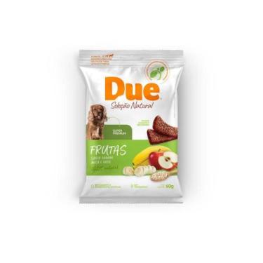 Imagem de Bifinho Due Seleção Natural Cão Frutas Banana/Maça/Aveia 60g