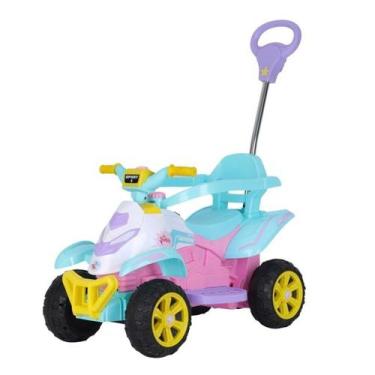 Imagem de Quadriciclo Elétrico com Empurrador Princesa Unitoys 3733