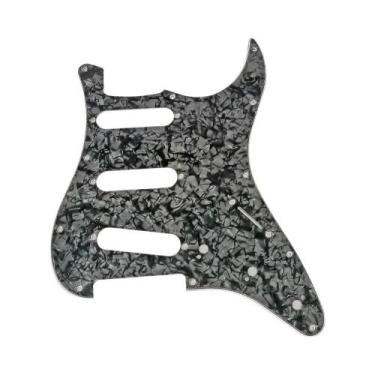 Imagem de Protetor De Guitarra Multicolorido Com 11 Furos SSS E Parafusos Para G
