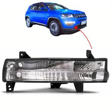Imagem de Lanterna Daylight Para-choque Jeep Compass 2017 2018 2019 2020 Lado Di