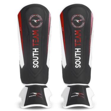 Imagem de Protetor de Canela Profissional MMA Muay Thai Kickboxing  South Team, 
