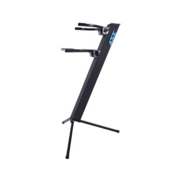 Imagem de Suporte para Teclado e Notebook PMD3-1 com Design Piramidal e Capacidade 42kg Preto ASK
