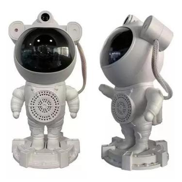 Imagem de Projetor Astronauta Galáxia Luminária Com Música LED Iluminação Ambien