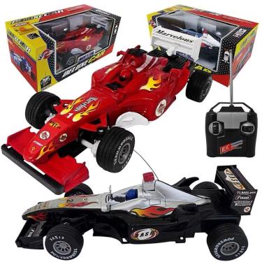Imagem de Carrinho de Controle Remoto F430 com Luz de LED e Pneus de Borracha 27MHz 4 Canais