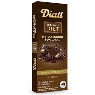 Imagem de Chocolate Diatt Meio Amargo 50% Cacau Diet 25g