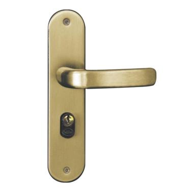 Imagem de Fechadura Externa Espelho Aço 40mm MGM Stilo Bronze Latonado