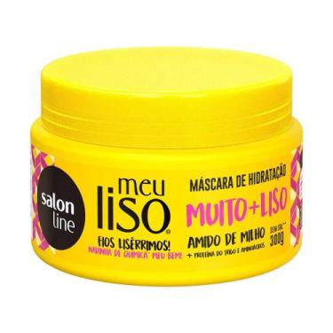 Imagem de Salon Line Meu Liso + Liso Amido De Milho Mascara 300ml - Utensilios