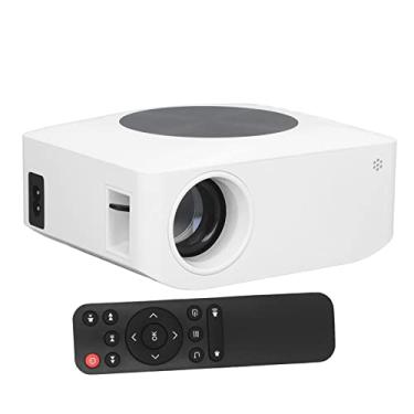 Imagem de Mini projetor portátil, projetor de filmes ao ar livre com mini projetor de vídeo HD de 200 polegadas de tela grande compatível com DVD set top box/computador/celular (110 V-240 V) (#1)