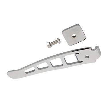 Imagem de FINMOKAL Kit de extensão de suporte cromado para Harley Dyna Super Glide/Street Bob FXDF