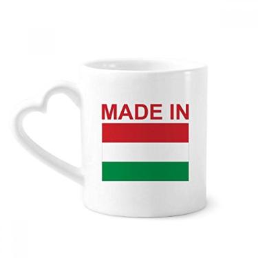 Imagem de Feito na Hungria Country Love Caneca de café cerâmica copo de coração de vidro