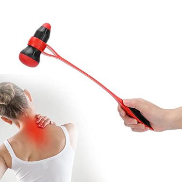 Imagem de Bastão de martelo, massageador de costas para alívio de estresse corporal, massagem martelo, alívio de estresse, martelo de massagem corporal para escritório em casa