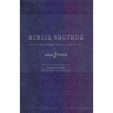 Imagem de Bíblia Sagrada NVI - Capa Azul - Letra Grande