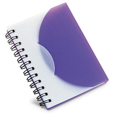 Imagem de Mini Caderneta Capa Plástica 8x11cm 80 Folhas Sem Pauta (Violeta)