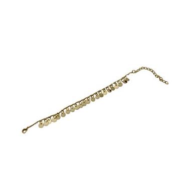 Imagem de Pulseira Dourada De Medalhas Bijuterias Acessorios Femininos