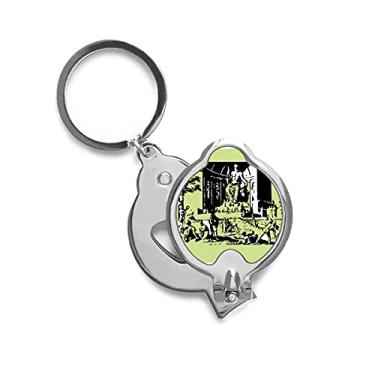 Imagem de Estátua Olympia God Art Deco, cortador de unhas para presente, tesoura de aço inoxidável