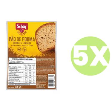 Imagem de Pão de Forma Quinoa e Linhaça Sem Glúten Schar 200g