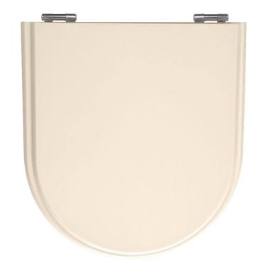 Imagem de Assento Sanitário Calypso Rosa Shell Tampa para Vaso Incepa de Madeira Laqueada 