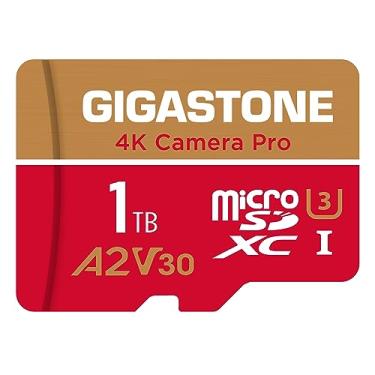 Imagem de Cartão micro SD GIGASTONE de 1 TB, câmera 4K Pro, R/W até 150/130 MB/s, gravação de vídeo 4K para GoPro, DJI, Drone, cartão de memória MicroSDXC UHS-I U3 A2 V30, com adaptador