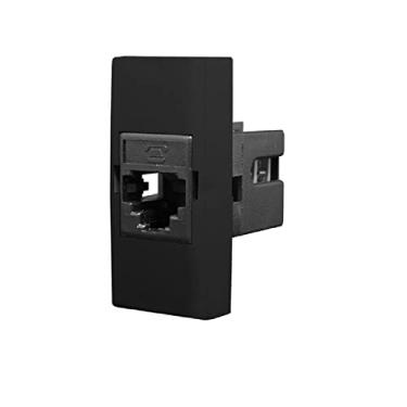 Imagem de 1 Módulo Rj11 Preto Ébano Inova Pro Class Alumbra