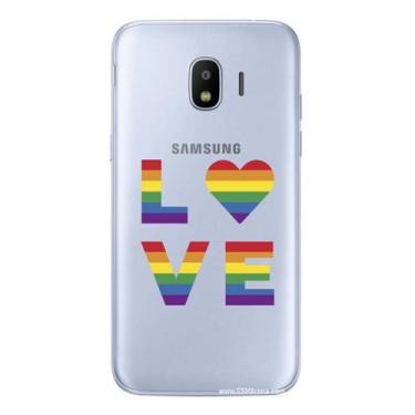 Imagem de Capa Case Capinha Samsung Galaxy  J2 Pro Arco Iris Love - Showcase