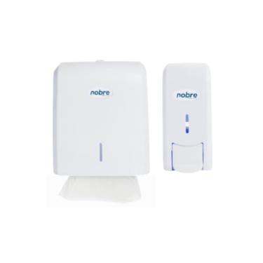 Imagem de Dispenser Saboneteira/Álcool Gel + Porta Papel Toalha