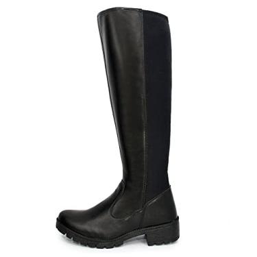 Imagem de Bota montaria feminina, country BBR2 117600921 preto Cor:Preto;Tamanho:34;Genero:Feminino