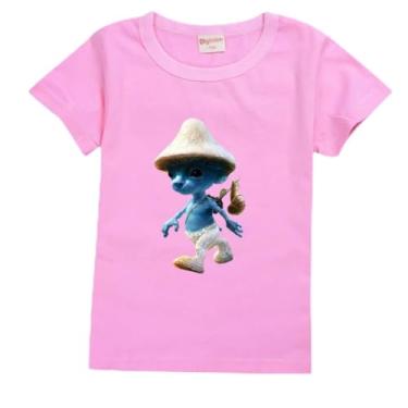 Imagem de Smurf Cat Kids Summer Camiseta de manga curta algodão bebê meninos moda roupas Wаnnnуwаn meninos roupas meninas camisetas tops 8T camisetas, A3, 13-14 Years