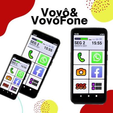 Imagem de Celular Vovo&Vovofone 16Gb Faz Chamadas De Video - Positivo