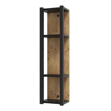 Imagem de Estante Suspensa para Banheiro 4 Prateleiras Barbara Darabas Agardi Antiqua/Preto