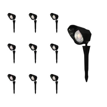 Imagem de Espeto Jardim Avant Hummer Led 5W 3000K Preto Bivolt 10 Und