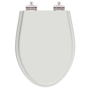 Imagem de Assento Sanitario com Amortecedor Victoria Silver (cinza Claro) para Vaso Ideal Standard
