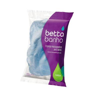 Imagem de Esponja Massageadora Relax Bettabanho Azul - Bettanin