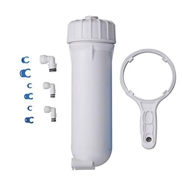 Imagem de HUINING Caixa de membrana RO 3012 com conector rápido de 3/8 1/4, conjunto de chaves para filtro de água residencial de membrana de osmose reversa 200/300/400/500 GPD (2812/3012) Sistema residencial