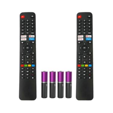 Imagem de Kit 2 Controle Remoto Para Smart TV Vizzion LE43DF20 LE50UHD