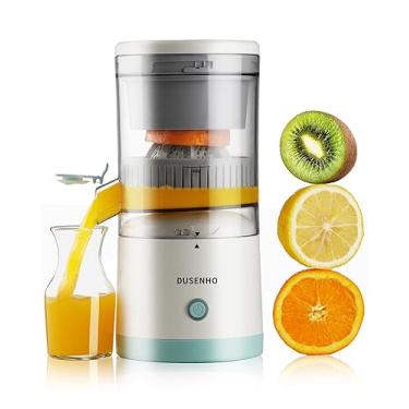 Imagem de Espremedor elétrico recarregável – Máquina de suco cítrico com USB e escova de limpeza portátil para laranja, limão, toranja..