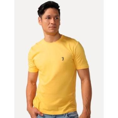 Imagem de Camiseta Aleatory Masculina Dark Grey Icon Amarela-Masculino