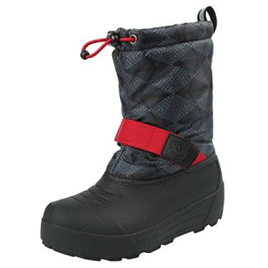 Imagem de Bota de Inverno Infantil Northside Boys Meninas/Crianças Pequenas/Crianças Grandes Frosty, Black/Charcoal, 10 Toddler