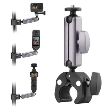 Imagem de BRDRC Pocket 3 Braçadeira de montagem de bicicleta de alumínio para câmera Insta360 X4 X3 X2 Ace Pro Go 3S, para DJI Osmo Pocket 3 2 Mobile 6 4 Action 4 3, para GoPro Max Hero Mini acessórios